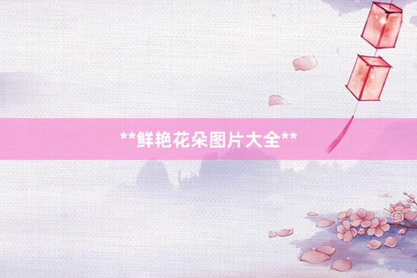 **鲜艳花朵图片大全**